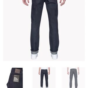 The Unbranded Brand- Blue Tapered Jeans with Premium Fit